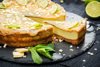 Cheesecake cu avocado si caramel cu lime- reteta video