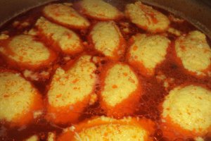 Ciorba de galuste cu rosii si busuioc