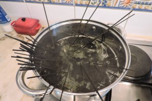 Paste negre cu creveti