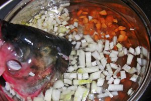 Halászlé -Supa ungureasca de peste