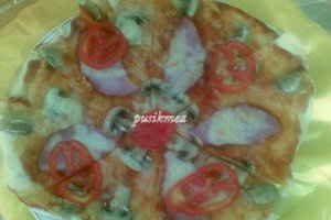 Pizza prosciuto e funghi