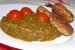 Spanac cu sos rosu si chiftelute cu leurda-6