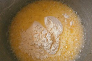 Faguri cu bautura din lapte de cocos