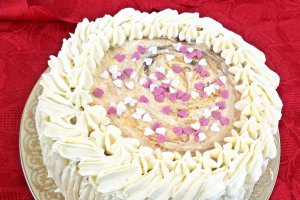 Tort cu crema de zahar ars