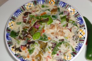 Ciorba de ied cu loboda si smantana