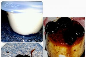 Gris cu lapte si dulceata
