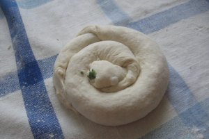 Placinta cu cartofi sau branza, de la mama