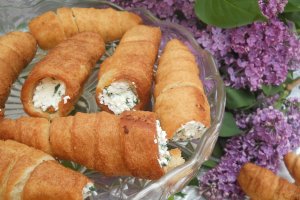Rulouri cu crema de branza