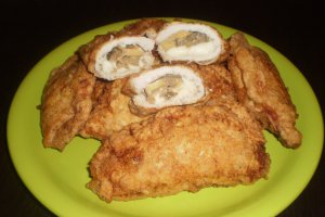 Cordon bleu cu cascaval si ciuperci