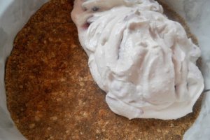 Cheesecake cu căpşuni,fara coacere