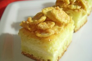 Prajitura crocanta cu branza