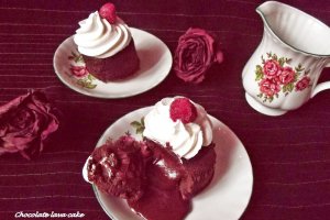 Chocolate lava cake-Vulcan de ciocolată
