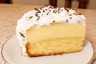 Tort cu crema de zahar ars