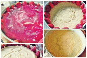 Cheescake cu căpșuni