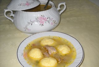 Supa de curcan cu galuste