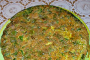 "Tortilla" cu verdeturi