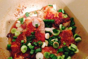 Ceafa de porc in sos de smantana cu mustar la Multicooker
