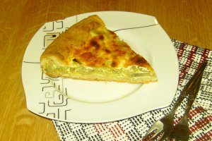 Placinta cu ceapa si ciuperci