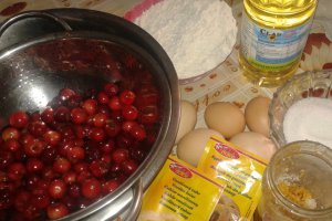 Pandispan cu cirese