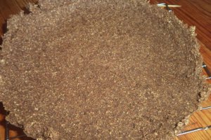 Tarta dietetica cu branza,iaurt,seminte de chia si capsuni