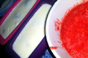Capsuni in crema de gris