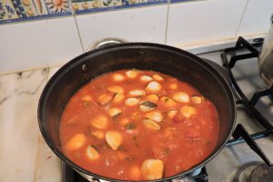 Gnocchi cu  scoici