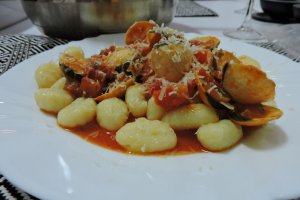 Gnocchi cu  scoici