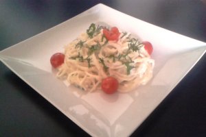 Spaghete cu branzeturi