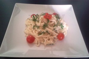 Spaghete cu branzeturi