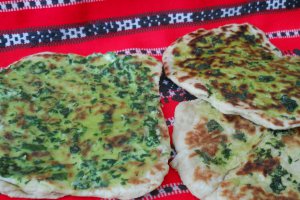 Pita cu leurda la tigaie