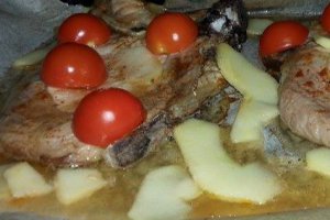 Cotlet de porc fraged la cuptor