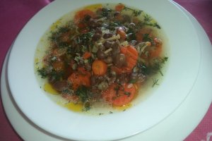 Ciorba usoara cu ciuperci de roua