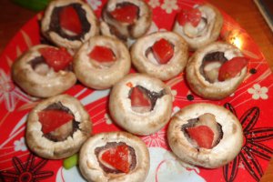 Ciuperci umplute pariziene - a la Giada
