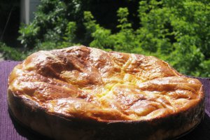 Placinta cu ceapa verde