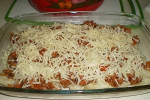 Penne cu carne tocata si sos Panzani