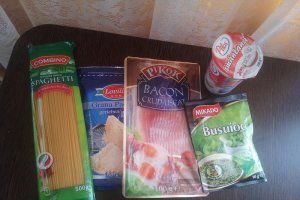 Paste carbonara