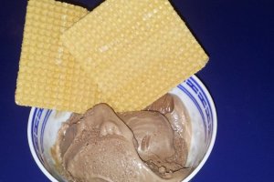 Inghetata cremoasa cu cacao si ciocolata