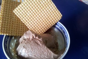 Inghetata cremoasa cu cacao si ciocolata