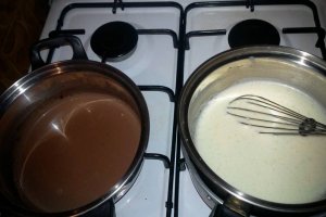 Inghetata cremoasa cu cacao si ciocolata
