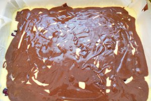 Prajitura cu cirese si crema de branza