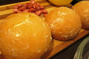 Chifle cu legume si carnaciori