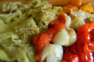 Salata de vinete cu legume coapte