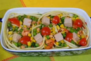 Paste cu ton si somon afumat