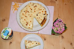 Prajitura cu crema de branza si portocale