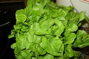 Ciorba de salata cu slanina