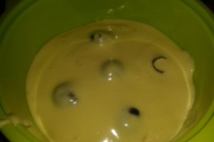 Mini tort - pandispan cu cirese