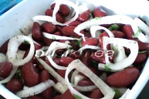 Salata italieneasca cu fasole rosie