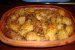 Cartofi noi gratinati cu muschiulet de porc la cuptor in vas roman-6