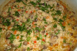 Pilaf cu ciuperci