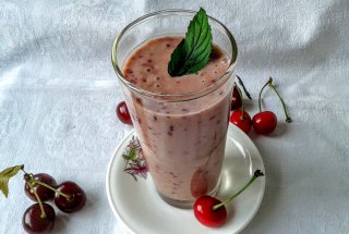 Milkshake cu visine